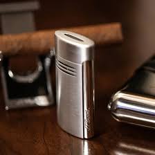 S.T. Dupont Chrome Megajet Lighter | KirbyAllison.com
