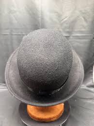 Vintage Womens Black 100% Wool Felt Blossom | Mercari