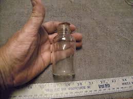 1930s/40s era Small Clear Glass Medicine Bottle, Dug Up, no label, Screw Top | eBay