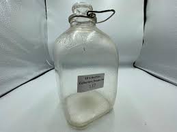 Lot - vintage glass Conservo gallon bottle