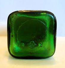 Vtg 1950s Wheat Germ Oil Green Glass Bottle Alberty Food ...