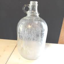 Vintage One Gallon Clear Glass Jug Duraglas Large Owens-illinois Glass Company 1940s 1950s No Cap Home Decor Kitchen Iridescent - Etsy Israel