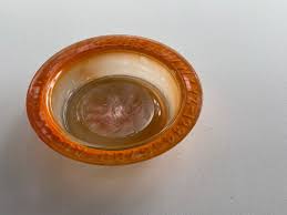 VINTAGE LITTLE BO PEEP ALPHABET & NUMBERS Glass BOWL 7 1/2 ...