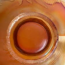 Vintage Fenton Carnival Glass Bon Bon Dish, Strawberries - Etsy