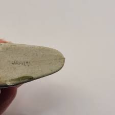 Pin cushion porcelain vintage mini shoe. Red cushion with lace. Japan. Vintage | eBay