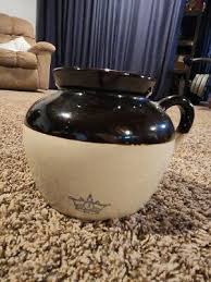 Vintage DURGIN PARK Crown #3 Brown Tan Ceramic Handled Bean ...