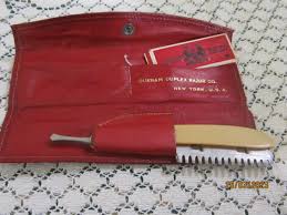 Vintage Durham Duplex Razor Celluloid Handle w/ extra Blades ...