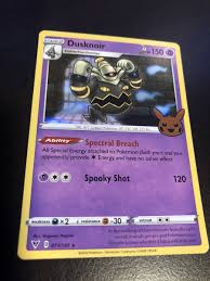 2023 Pokemon Dusknoir Trick Or Trade FOIL Card 71/185 | eBay