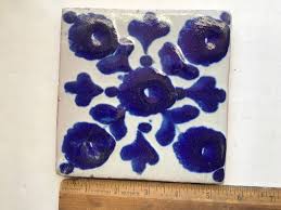 Vintage Decorative Porcelain Tile | eBay