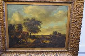 Lot - 17th century Dutch Old Master landscape painting on ...