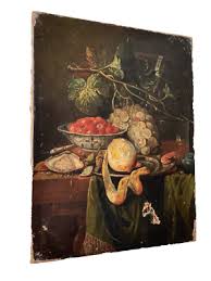 Cornelis DE HEEM Antique Dutch Still Life Lemon Grape Old Master Oil Canvas | eBay