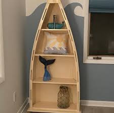 Canoe Book Shelf 6ft - Etsy