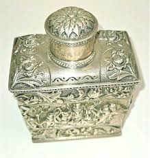 Antique early 19th c. Silver European Tea Caddy Beautifully ...