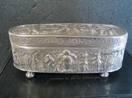 833 Silver DUTCH HINGED BOX 1892 Late 19th Century 216 grams ...