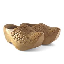 Reserved for Kerrie - Small Dutch Carved Wooden Shoes ...