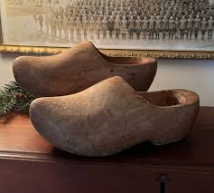 Antique Hand Carved Rabbit Fur-lined Dutch Wooden Clogs: Ca. 1860-1880 - Etsy