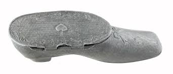 Pewter, Antique. Shoe-shaped Match Safe With Decoration, Ca 1890, 7.6 Cm Long - Etsy