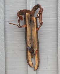 Antique Wooden Dutch Ice Skates Super PB De Friesche Schaat Rustic Cabin Decor | eBay