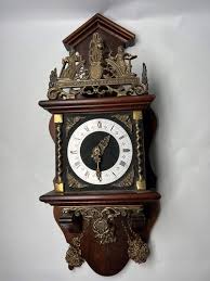 VINTAGE Dutch Nu Elck Syn Sin Chiming Wall Clock (NOT TESTED) | eBay Australia