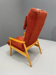 Scandinavian Beech Reclining Armchair, Sweden, 1950s for ...