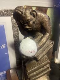 M. Lucchesi MARWAL Chalkware Darwin Monkey Pondering Skull ...