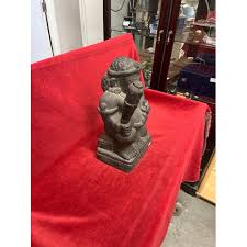 Indonesian composite resin statue of Gupala/Gupolo/Dwarapala ...