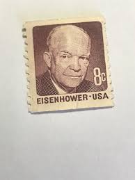 #1402 8 Cent Dwight D. Eisenhower 1971 Stamp | eBay