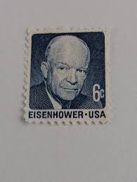 1970 Dwight D Eisenhower 6 cents US Postage Stamp Vintage Stamp President | eBay