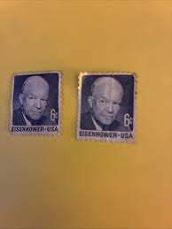 President Eisenhower USA 6 Cent Postage Stamp - Blue Rare Antique | eBay