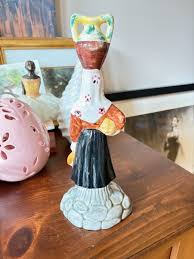 Vintage 1950s CALABRIA Lady Italy Italian Ceramic Figurine ...
