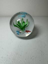 Dysnasty Gallery Paper Weight With 2 Swimming Fish | eBay