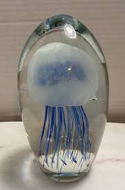 Vintage Dynasty Gallery Heirloom Collection Glow in the Dark Jelly Fish Paperweight:6.5 Inches Tall - Etsy