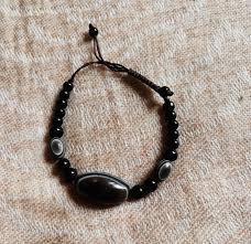Protection One Eye Agate Dzi Bracelet - Etsy Israel