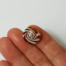 Cuentas de vidrio tipo lenteja de 16 mm hechas a mano, 10 piezas (color seleccionado) - Etsy España