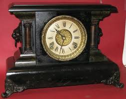 E. N. Welch Black Mantel Clock – ClockInfo.com