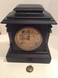 Vintage E. Ingraham Co. Eight Day Clock Half Hour Strike ...