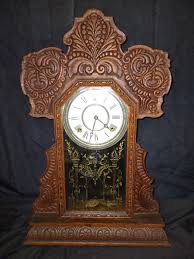 Antique E. Ingraham Parlor Kitchen Mantle Clock Chimes & Works | eBay Australia