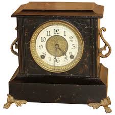 Antique Gilbert 8 Day Mantle Clock ~ Late 1800s ~ Serviced & Running. For Sale at Ruby Lane