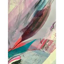 1989 Modern Abstract Serigraph, Pencil Signed, Limited ...