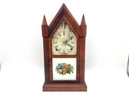 Antique Steeple Clock: E.N. Welch Gothic Mantel Clock With ...