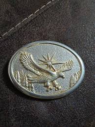 Gold Colored Western Belt Buckle - Eagle / Hawk | eBay