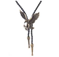 Kashani Bronze Western Eagle Pendant Bolo Tie – Dudes Boutique