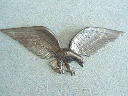 23" Vintage Metal Black Eagle Wall Hanging ~ Signed Royal | eBay