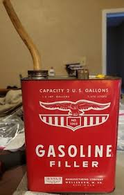 Vintage Eagle Gasoline Filler Can 1002 2 Gallon. Wellsburg ...