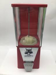 Vintage Oak 10 Cent Tab Gum Vending Machine Dime Vend ...