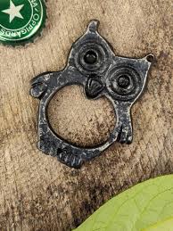 Handforged Owl bottle opener, Beer opener, Blacksmith's ...