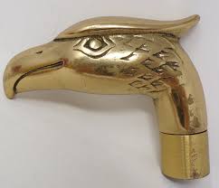 Vintage Eagle Brass Handle for a Cane/ Walking Stick