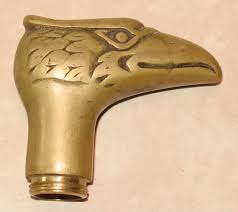 Vintage Brass Eagle Head Cane Top | eBay