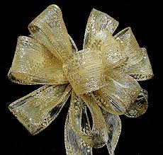Sheer Snowflake Ribbon from American Ribbon Manufacturers Inc.