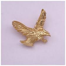 Hawk or Eagle Vintage Pendant Charm 14K Gold *. For Sale at ...